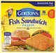 Gortons Breaded & Battered Fillets Fish Sandwich Fillets Calories