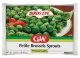 C&W petite brussels sprouts Calories