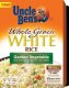 Uncle Ben's Whole Grain White Garden Vegetable Calories