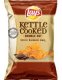Lays potato chips kettle cooked, crinkle cut, spice rubbed bbq Calories