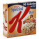 Special K peaches and berries bar Calories
