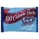 100 calorie packs cookies fudge drizzled, chips ahoy
