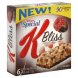 bliss cereal bars chocolatey dipped, raspberry