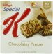 Special K chocolatey pretzel bar Calories