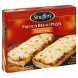 pizza french bread, extra cheese