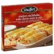 chicken enchiladas with cheese sauce & rice, party size