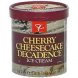 ice cream, cherry cheesecake decadence