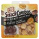 snack combos peppered sausage bites and cheese cracker sandwiches