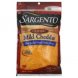 Sargento fancy mild cheddar shredded cheese Calories