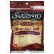 Sargento fancy monterey jack shredded cheese Calories