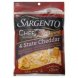 Sargento chef blends shredded cheese 4 state cheddar Calories