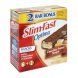 Slim-Fast chocolate peanut nougat optima snack bars Calories