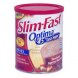 Slim-Fast optima meal shake mix strawberry supreme Calories