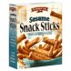 Pepperidge Farm sesame snack sticks crackers Calories
