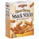 three cheese snack sticks carton crackers