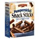 pumpernickel snack sticks crackers