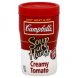 creamy tomato soup soup at hand