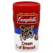 cream of broccoli soup soup at hand