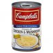 Campbells cream of chicken and mushroom soup condensed soup Calories