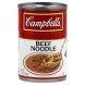 Campbells beef noodle soup condensed soups Calories
