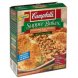 Campbells traditional roast chicken with stuffing supper bakes meal kits Calories