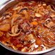 Campbells red and white beefy mushroom soup condensed Calories