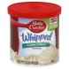 Betty Crocker frosting whipped cream cheese Calories