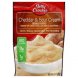 potatoes specialty cheddar & sour cream 80 calories mashed