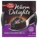 Warm Delights warm delights molten chocolate cake Calories
