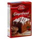 Betty Crocker cake & cookie mix gingerbread Calories