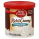 Betty Crocker frosting rich & creamy-creamy white Calories