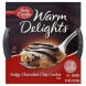 warm delights fudgy chocolate chip cookie