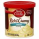 Betty Crocker frosting rich & creamy lemon Calories