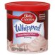 Betty Crocker frosting whipped strawberry mist Calories