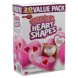 fruit flavored snacks value pack, valentine heart shapes, assorted fruit flavors