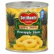 Del Monte pineapple slices in its own juice Calories