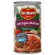 Del Monte spaghetti sauce with green pepper and mushrooms Calories