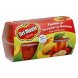 Del Monte strawberry-banana flavored peaches in plastic cups Calories