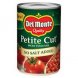 Del Monte petite diced tomatoes - no salt no salt added Calories