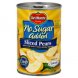 Del Monte no sugar added sliced pears Calories