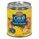 Del Monte carb clever peach chunks Calories