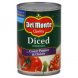 Del Monte diced tomatoes with green pepper and onion Calories