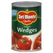 Del Monte tomato wedges Calories
