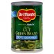 Del Monte green beans cut, blue lake, 50% less salt Calories
