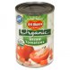 Del Monte organic tomatoes diced Calories