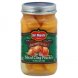 orchard select cling peaches in extra light syrup, sliced
