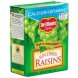 raisins, sun-dried