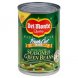 Del Monte fresh cut specialties seasoned green beans with onions, red peppers and garlic Calories