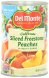 Del Monte freestone slices yellow in heavy syrup peaches Calories