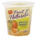 Del Monte fruit naturals apples & oranges in extra light syrup Calories